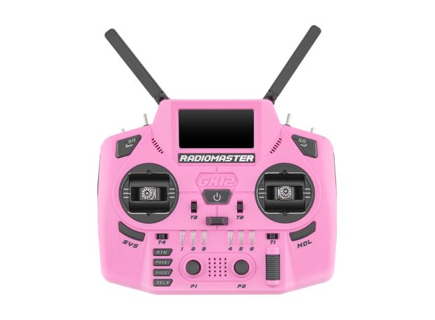 RadioMaster GX12 Crush Radio Controller (ELRS / M2) — Frost White