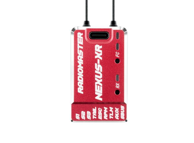 RadioMaster NEXUS-XR Uçuş Kontrolcüsü Entegre 2.4 GHz ExpressLRS Alıcılı — Kırmızı / LBT