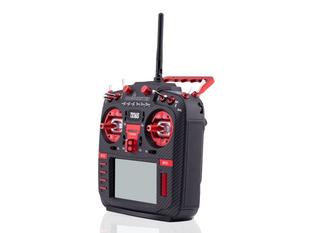RadioMaster TX16S Mark II Max Radio Controller (M2) — ELRS (FCC) / V4.0 Hall Gimbal / Carbon Fiber Red