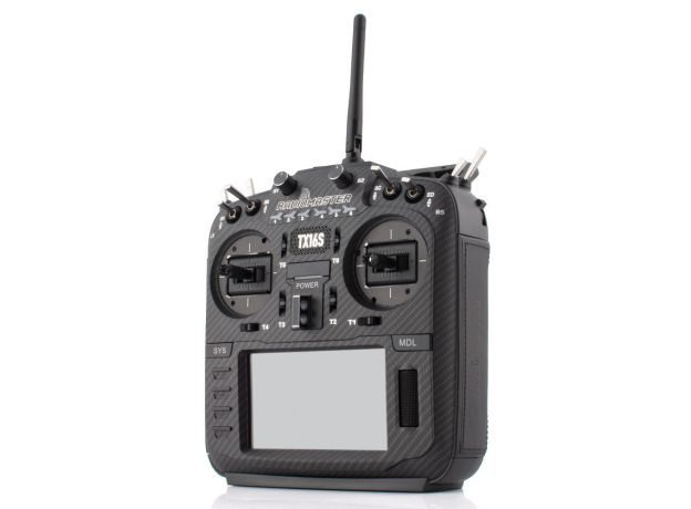 RadioMaster TX16S Mark II Max Radio Controller (M2) — ELRS (FCC) / V4.0 Hall Gimbal / Carbon Fiber Red