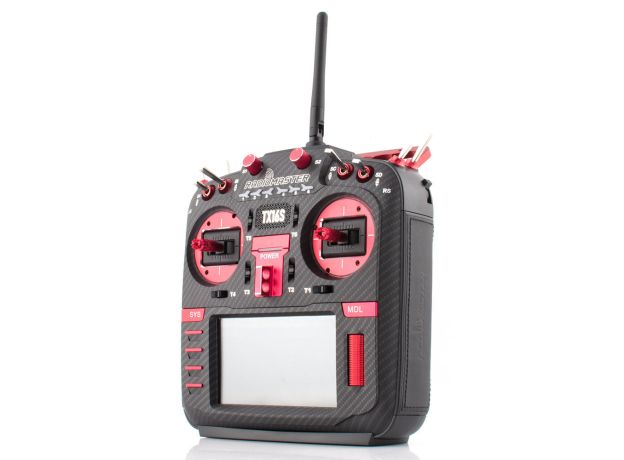 RadioMaster TX16S Mark II Max Radio Controller (M2) — ELRS (LBT) / V4.0 Hall Gimbal / Carbon Fiber Red