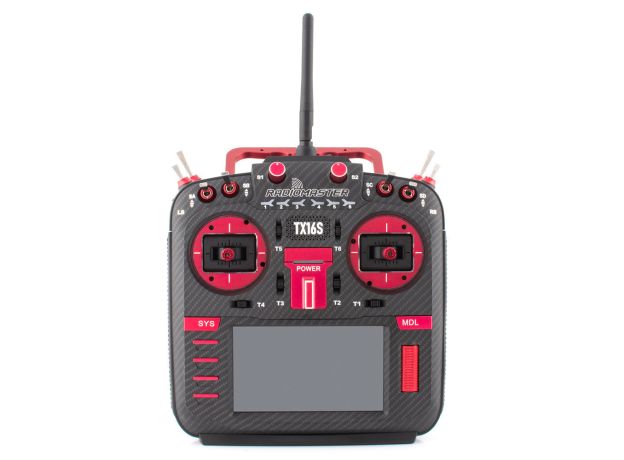 RadioMaster TX16S Mark II Max Radio Controller (M2) — ELRS (LBT) / AG01 Hall Gimbal / Carbon Fiber Black