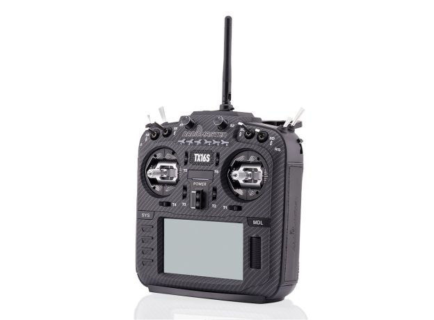 RadioMaster TX16S Mark II Max Radio Controller (M2) — 4-in-1 (LBT) / AG01 Hall Gimbal / Carbon Fiber Red