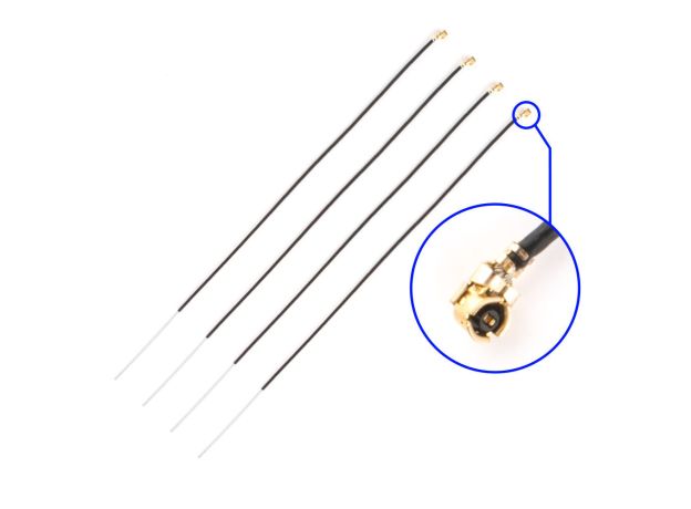 RadioMaster R84 R86 R86C R88 RP1 RP3 RP4TD RP4TD-M Alıcı Uyumlu 4Adet Yedek Antenler