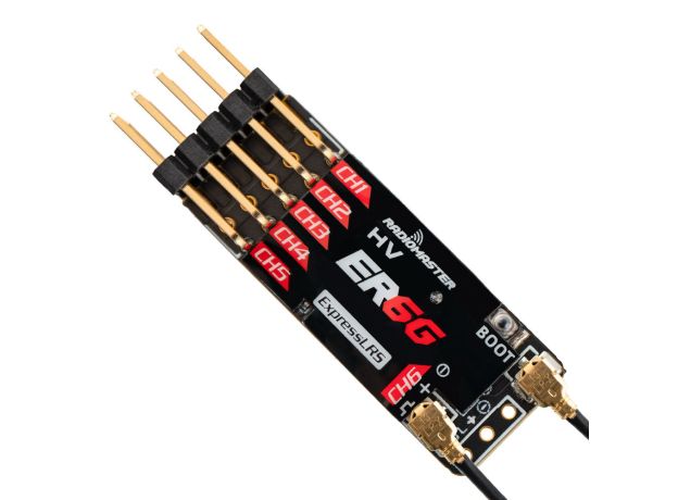 RadioMaster ER6G & ER6GV 2.4GHz ELRS PWM Alıcı — ER6GV