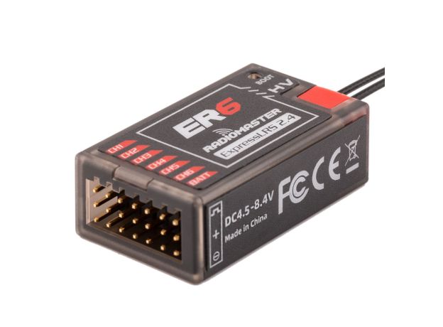RadioMaster ER6 2.4GHz ELRS PWM Alıcı