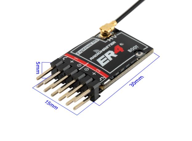 RadioMaster ER4 2.4GHz ELRS PWM Receiver