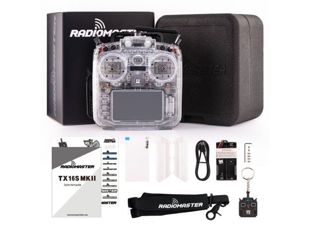 RadioMaster TX16S MKII Radio Transparent Version (MCK Edition / ELRS / M2) — FCC / ELRS