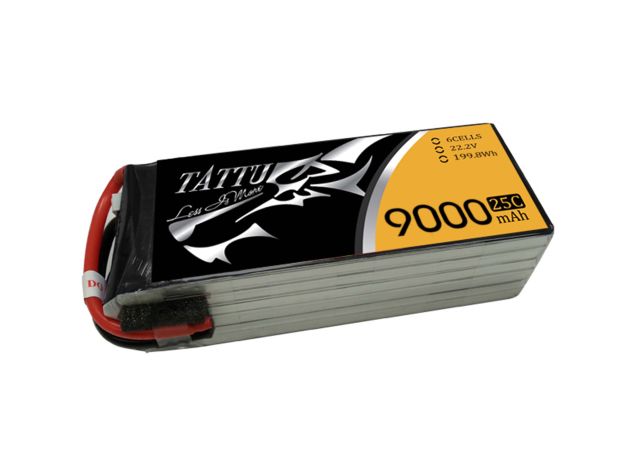 Tattu 9000mAh 6S 25C 22.2V LiPo Batarya | Konnektörsüz | UAV Classic
