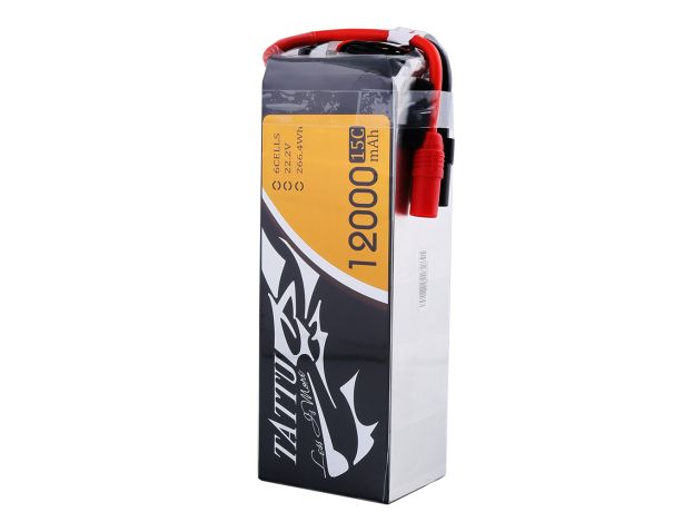 Tattu 12000mAh 6S 15C 22.2V LiPo Batarya | AS150+XT150 Konnektör | UAV Classic