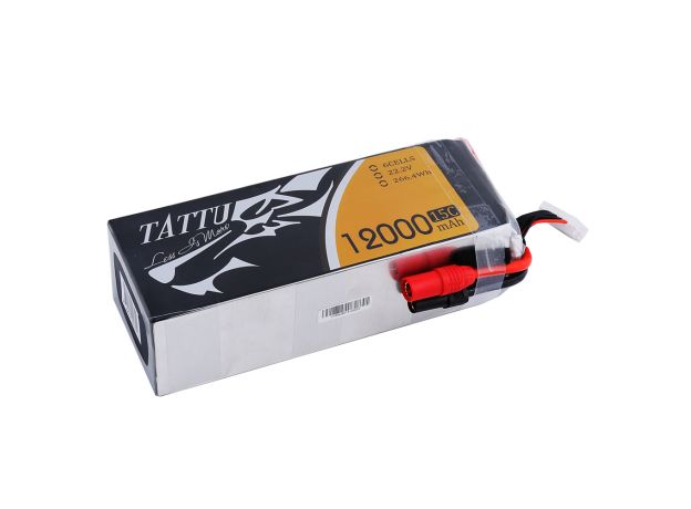 Tattu 12000mAh 6S 15C 22.2V LiPo Batarya | AS150+XT150 Konnektör | UAV Classic