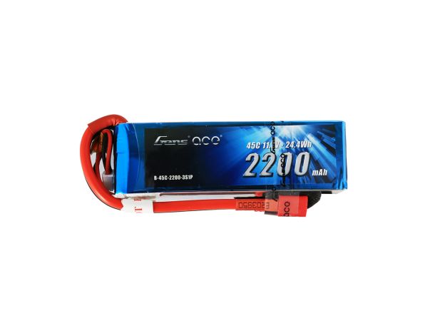 Gens ace 2200mAh 3S 45C 11.1V LiPo Batarya | Deans Konnektör | Air Classic (Non-G-Tech)