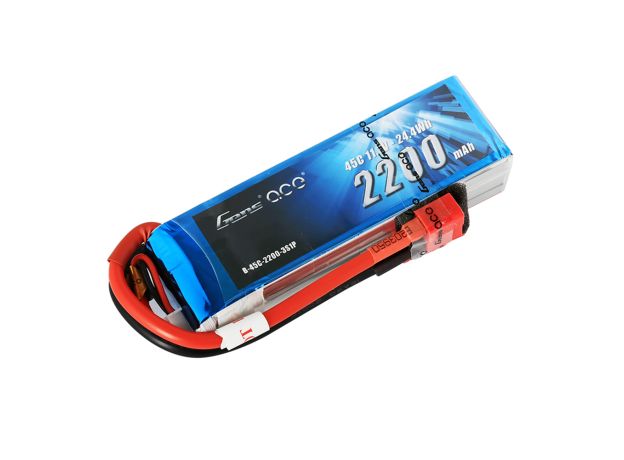 Gens ace 2200mAh 3S 45C 11.1V LiPo Batarya | Deans Konnektör | Air Classic (Non-G-Tech)