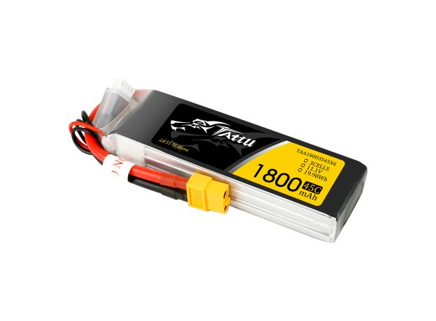 Tattu 1800mAh 3S 45C 11.1V LiPo Batarya | XT60 Konnektör | FPV Classic