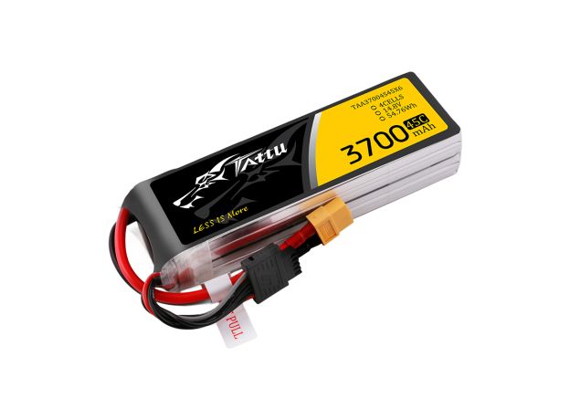 Tattu 3700mAh 4S 45C 14.8V LiPo Batarya | XT60 Konnektör | UAV Classic