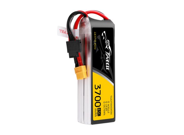 Tattu 3700mAh 4S 45C 14.8V LiPo Batarya | XT60 Konnektör | UAV Classic