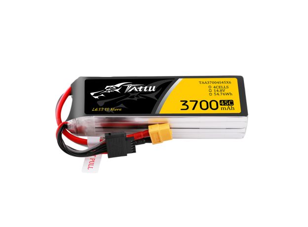 Tattu 3700mAh 4S 45C 14.8V LiPo Batarya | XT60 Konnektör | UAV Classic