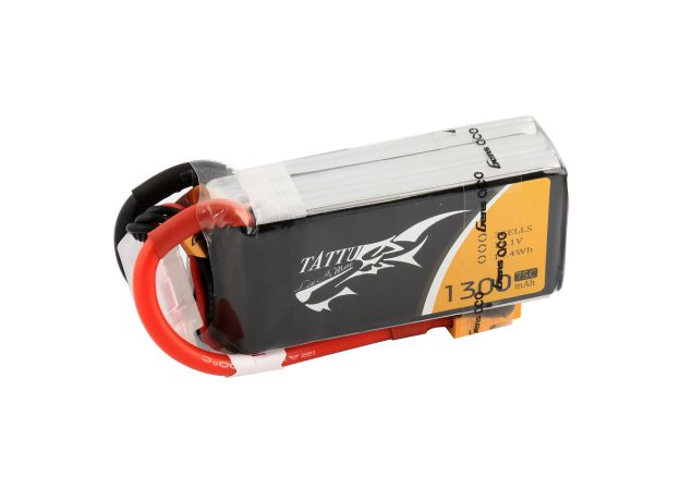 Tattu 1300mAh 3S 75C 11.1V LiPo Batarya | XT60 Konnektör | FPV Classic