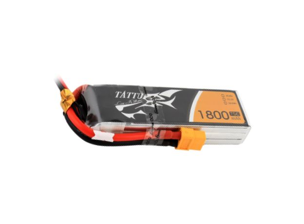Tattu 1800mAh 3S 75C 11.1V LiPo Batarya | XT60 Konnektör | FPV Classic