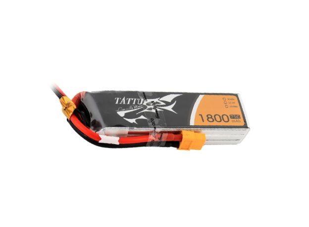 Tattu 1800mAh 3S 75C 11.1V LiPo Batarya | XT60 Konnektör | FPV Classic