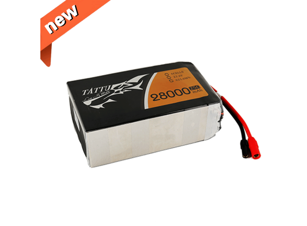 Tattu 28000mAh 6S 25C 22.2V LiPo Batarya | AS150+XT150 Konnektör | UAV Classic