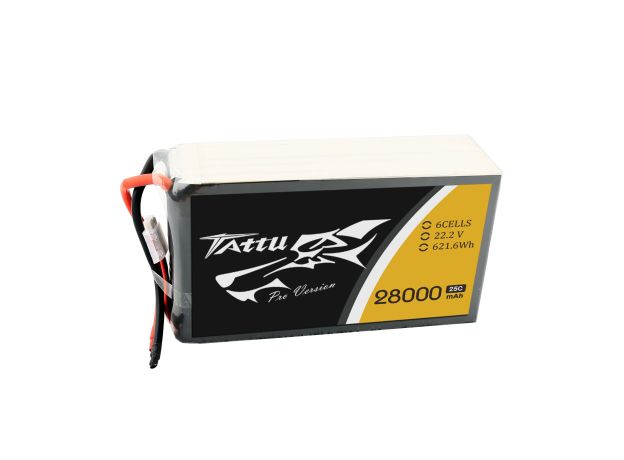 Tattu 28000mAh 6S 25C 22.2V LiPo Batarya | AS150+XT150 Konnektör | UAV Classic