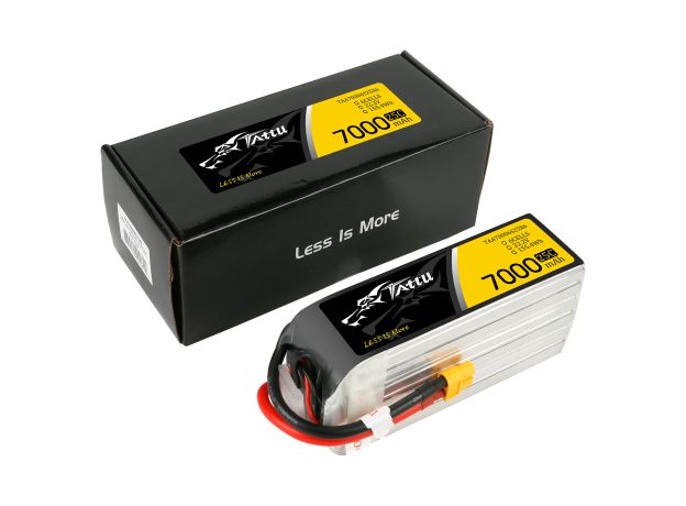 Tattu 7000mAh 6S 25C 22.2V LiPo Batarya | XT60 Konnektör | UAV Classic