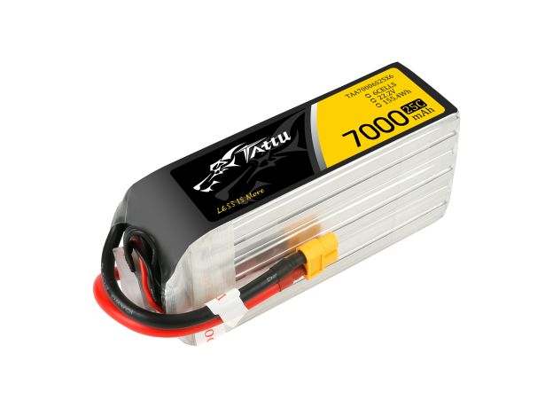 Tattu 7000mAh 6S 25C 22.2V LiPo Batarya | XT60 Konnektör | UAV Classic
