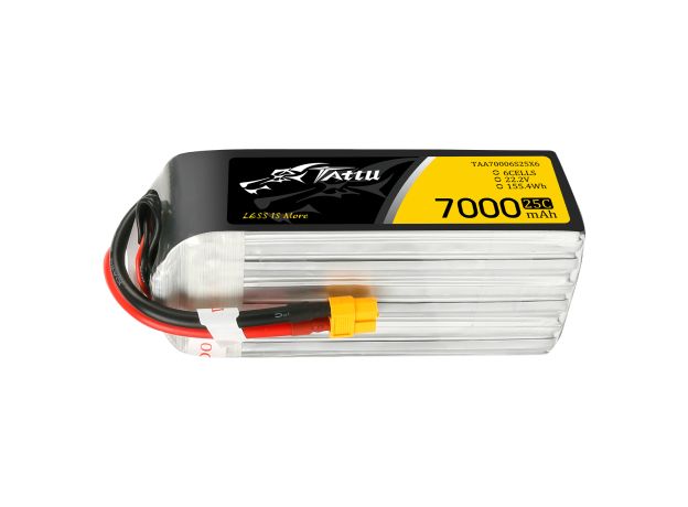 Tattu 7000mAh 6S 25C 22.2V LiPo Batarya | XT60 Konnektör | UAV Classic