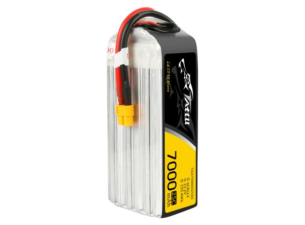 Tattu 7000mAh 6S 25C 22.2V LiPo Batarya | XT60 Konnektör | UAV Classic