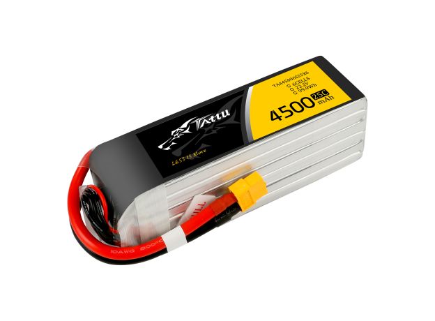 Tattu 4500mAh 6S 25C 22.2V LiPo Batarya | XT60 Konnektör | UAV Classic