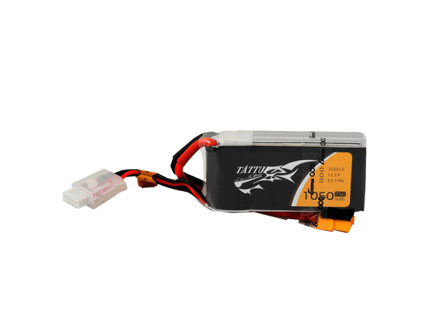 Tattu 1050mAh 3S 75C 11.1V LiPo Batarya | XT60 Konnektör | FPV Classic
