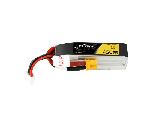Tattu 450mAh 3S 75C 11.1V Long LiPo Batarya | XT30 Konnektör | FPV Classic