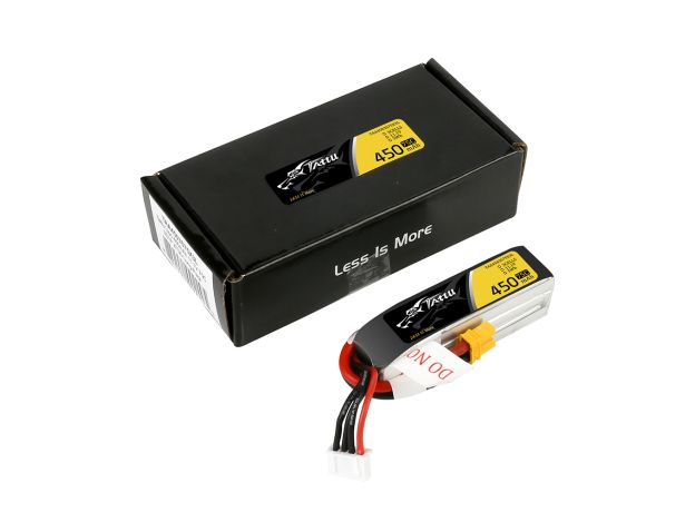 Tattu 450mAh 3S 75C 11.1V Long LiPo Batarya | XT30 Konnektör | FPV Classic