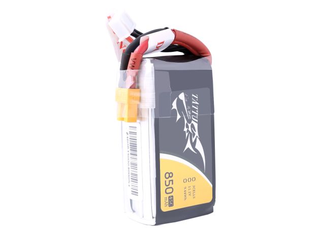Tattu 850mAh 3S 45C 11.1V LiPo Batarya | XT30 Konnektör | FPV Classic