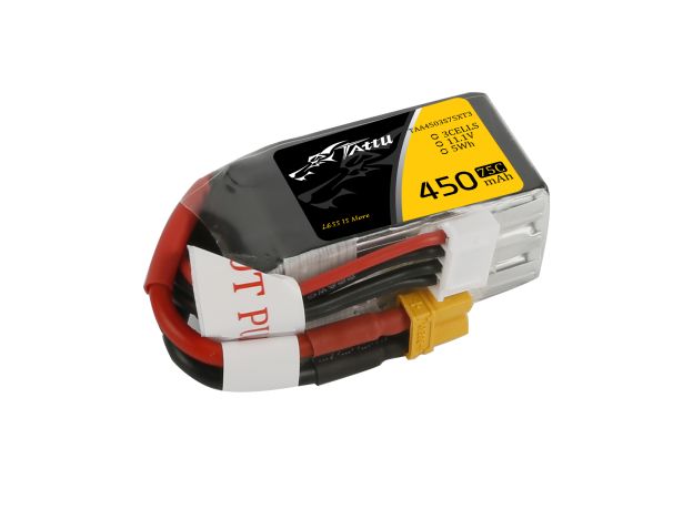 Tattu 450mAh 3S 75C 11.1V LiPo Batarya | XT30 Konnektör | FPV Classic