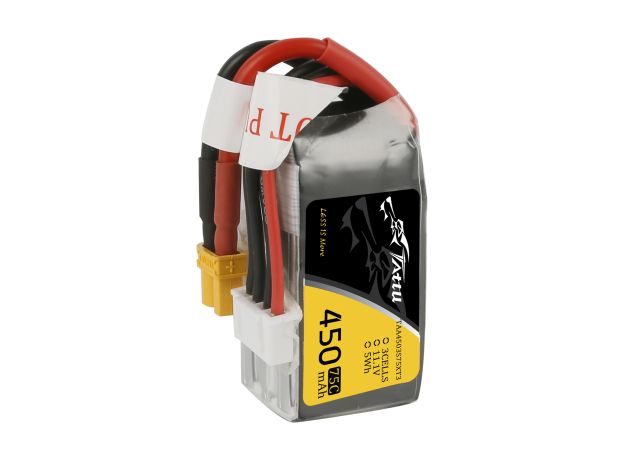 Tattu 450mAh 3S 75C 11.1V LiPo Batarya | XT30 Konnektör | FPV Classic