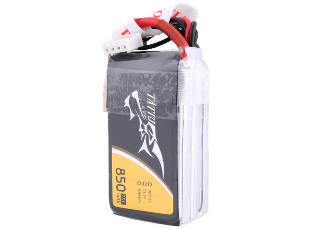 Tattu 850mAh 3S 75C 11.1V LiPo Batarya | XT30 Konnektör | FPV Classic