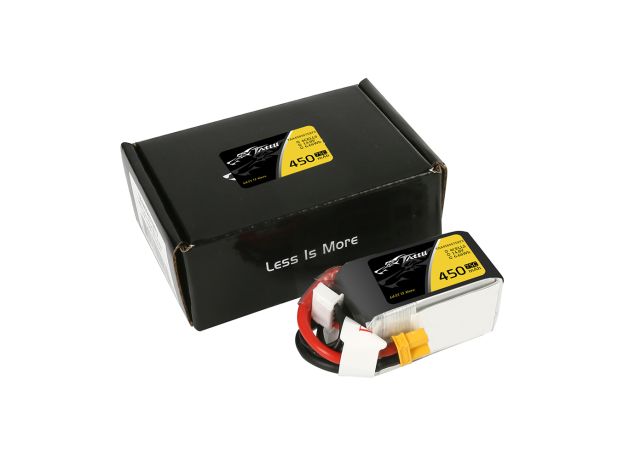 Tattu 450mAh 4S 75C 14.8V LiPo Batarya | XT30 Konnektör | FPV Classic