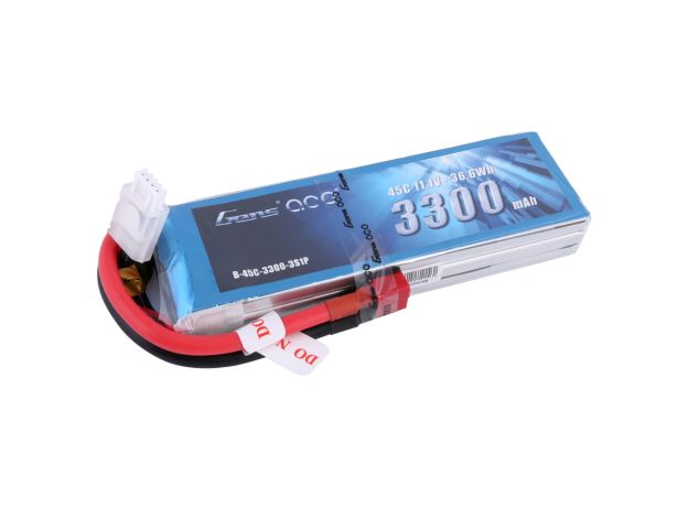 Gens ace 3300mAh 3S 45C 11.1V LiPo Batarya | Deans Konnektör | Air Classic (Non-G-Tech)