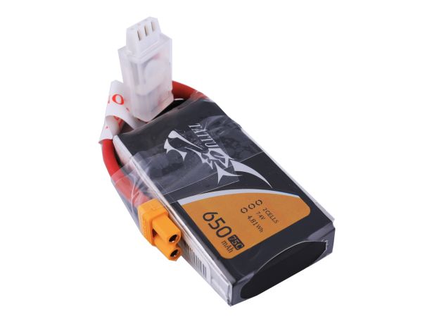 Tattu 650mAh 2S 75C 7.4V LiPo Batarya | XT30 Konnektör | FPV Classic