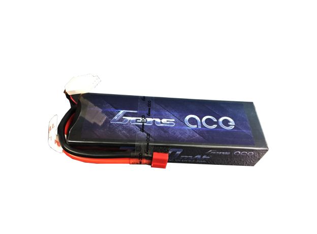 Gens ace 7200mAh 2S 70C 7.4V Sert Kasalı Lipo Batarya 21# ile Deans Konnektör