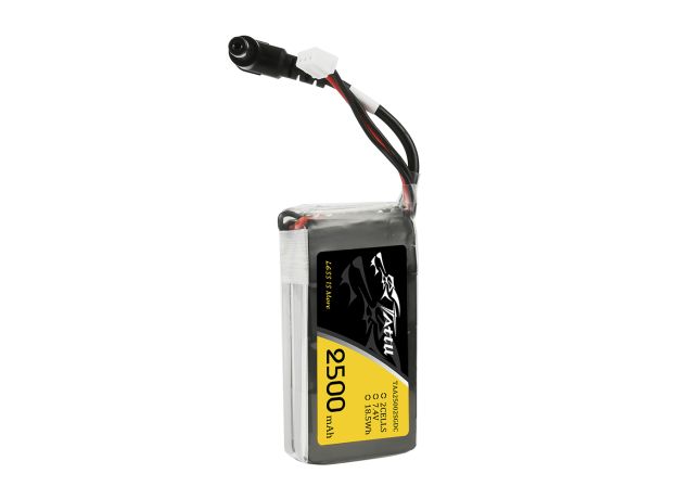 Tattu 2500mAh 2S 7.4V LiPo Batarya | DC 5.5mm Konnektör | TX&RX