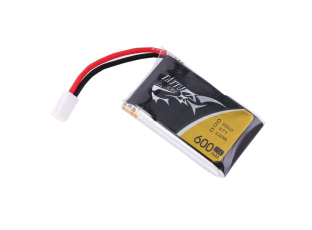 Tattu 600mAh 1S 25C 3.7V LiPo Batarya | Molex Konnektör | FPV Classic (6pcs)