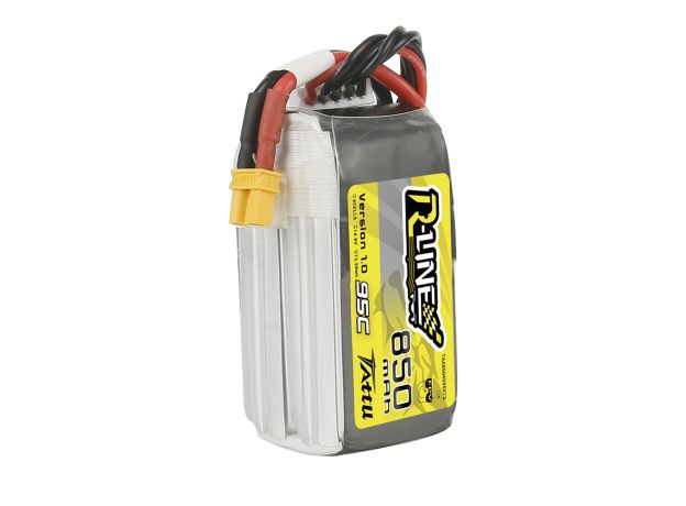Tattu 850mAh 4S 95C 14.8V LiPo Batarya | XT30 Konnektör | R-Line 1.0