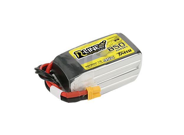Tattu 850mAh 4S 95C 14.8V LiPo Batarya | XT30 Konnektör | R-Line 1.0