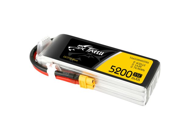 Tattu 5200mAh 4S 35C 14.8V LiPo Batarya | XT60 Konnektör | UAV Classic
