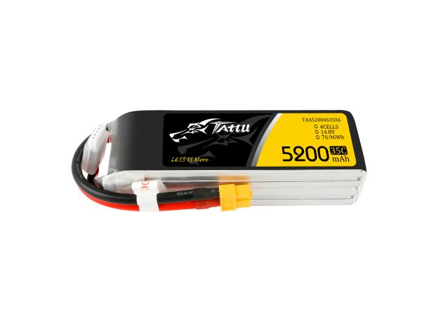 Tattu 5200mAh 4S 35C 14.8V LiPo Batarya | XT60 Konnektör | UAV Classic
