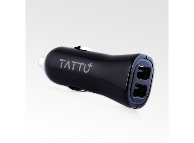TATTU 24W 2.4A/4.8A Dual Usb Car Charger