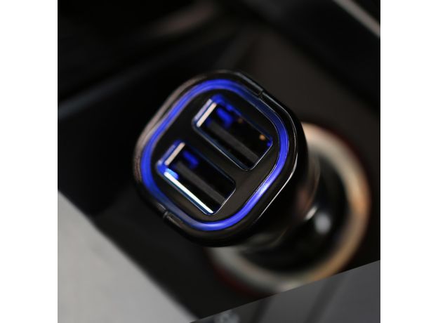 TATTU 24W 2.4A/4.8A Dual Usb Car Charger